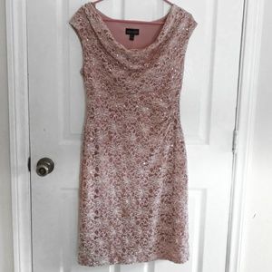 PINK SLEEVELESS DRESS